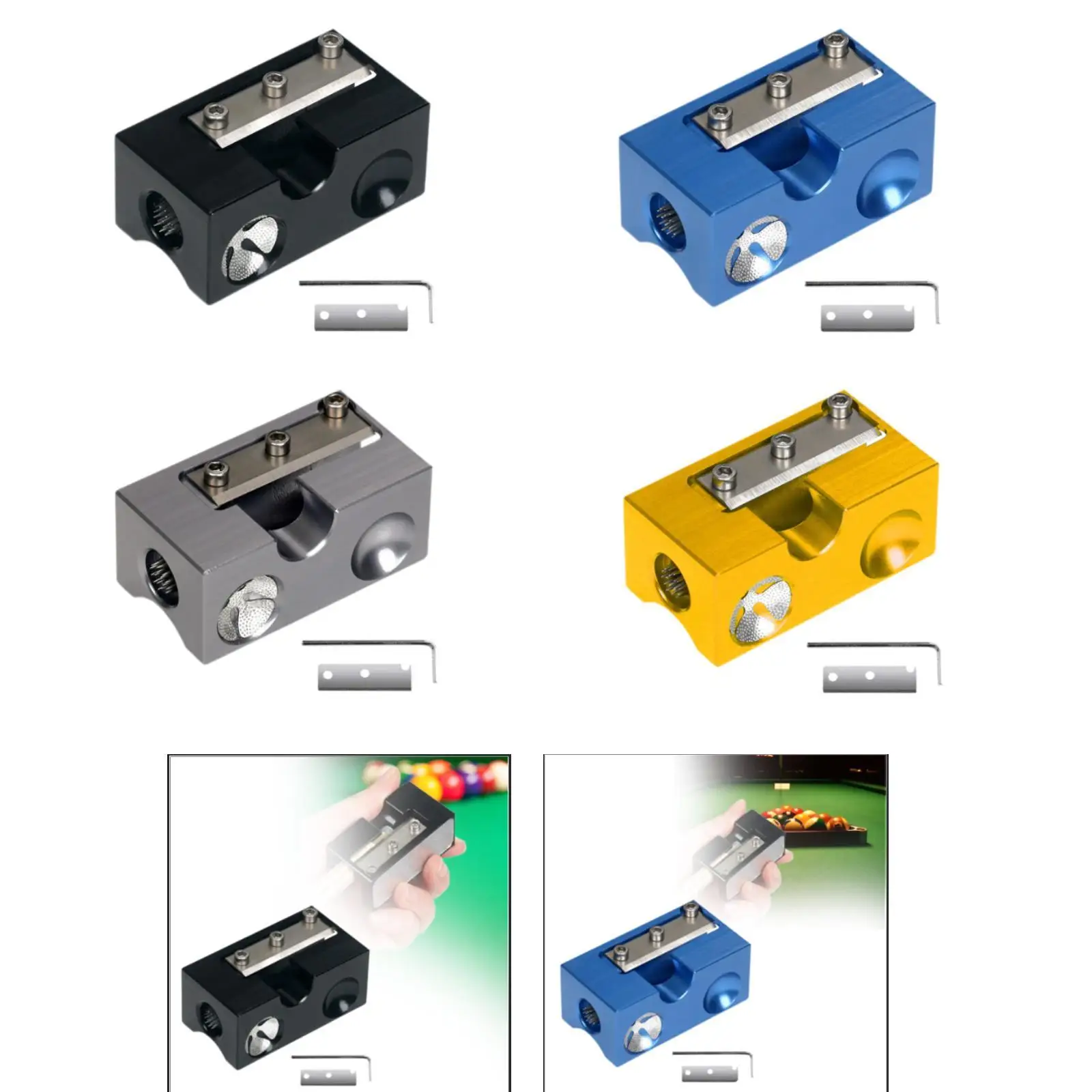 

Инструмент для ремонта наконечника бильярдного кия Аксессуары для бильярдного кия Компактный портативный наконечник для кия