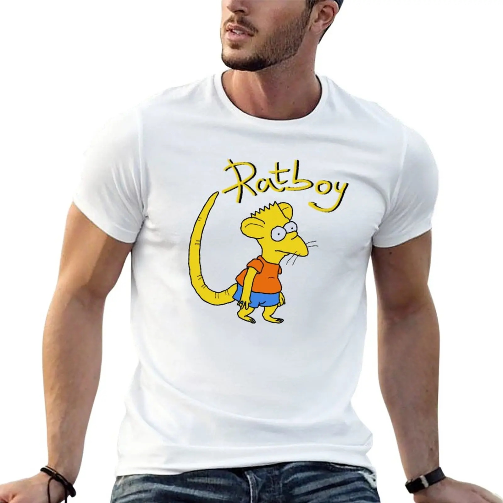 

New Ratboy T-Shirt graphic t shirt Blouse cute tops men clothings