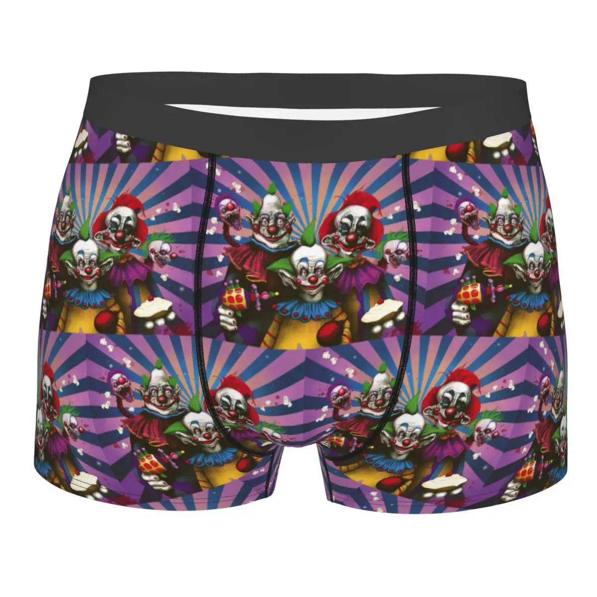 Boxer Underpants Shorts Killer Klowns From Outer Space Film Panties Male Breathable Underwear for Homme Man Boyfriend Gift