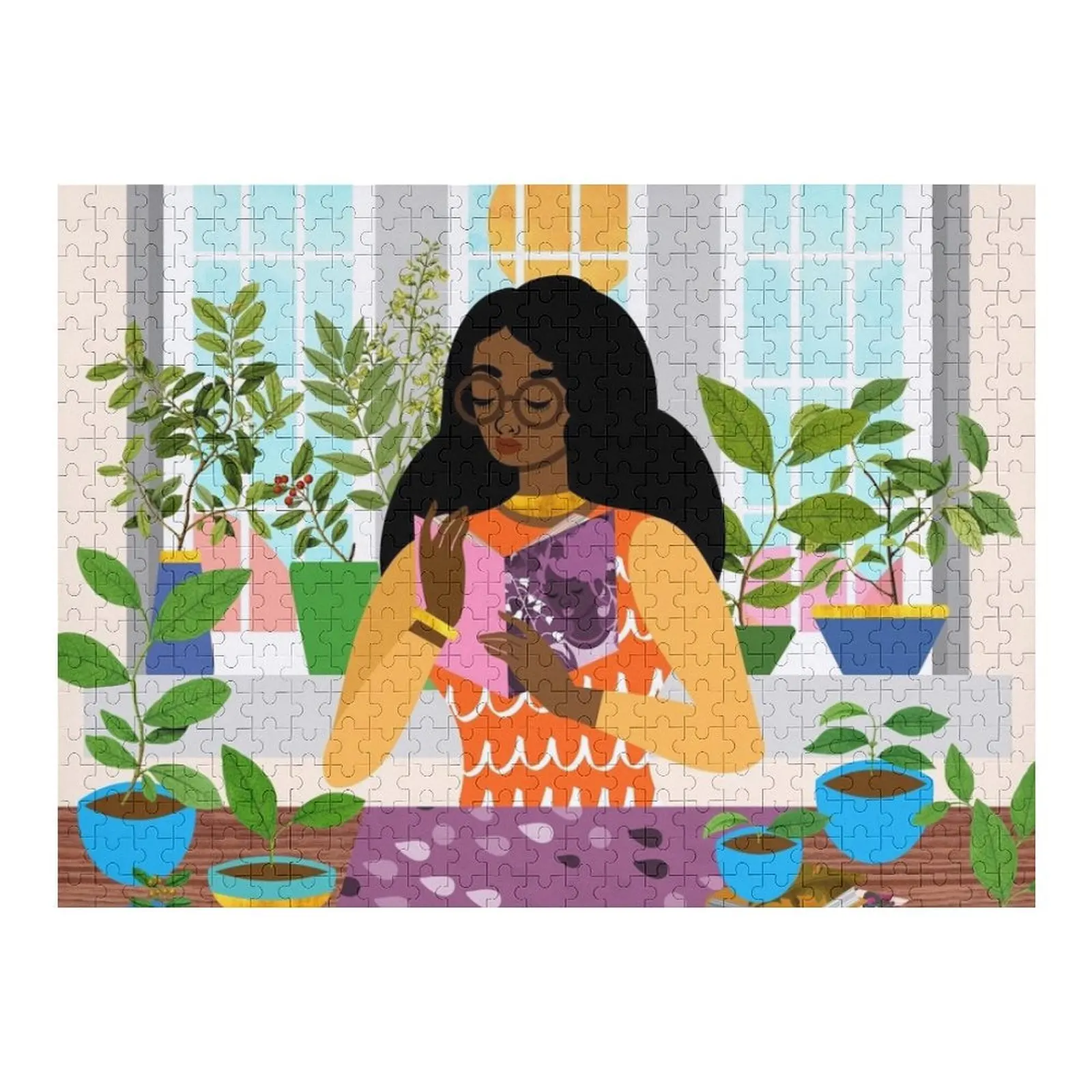 

Windowsill Jigsaw Puzzle Wood Photo Personalized Personalized Baby Toy Puzzle