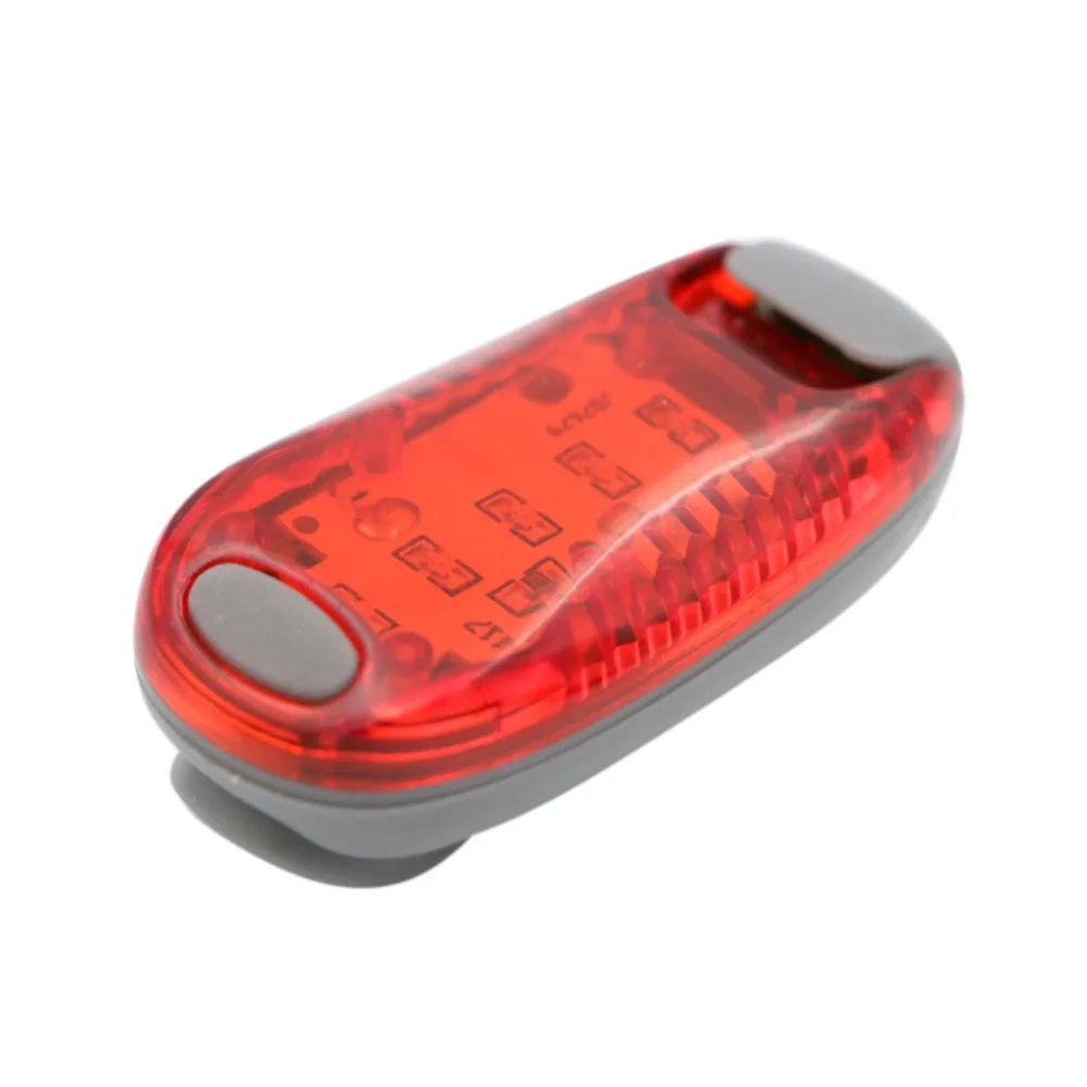 Bicycle Tail Light - Outdoor Night Running Warning Light, 5-LED Cycling Light, Multi-Functional Clip-On Helmet & Backpack Light