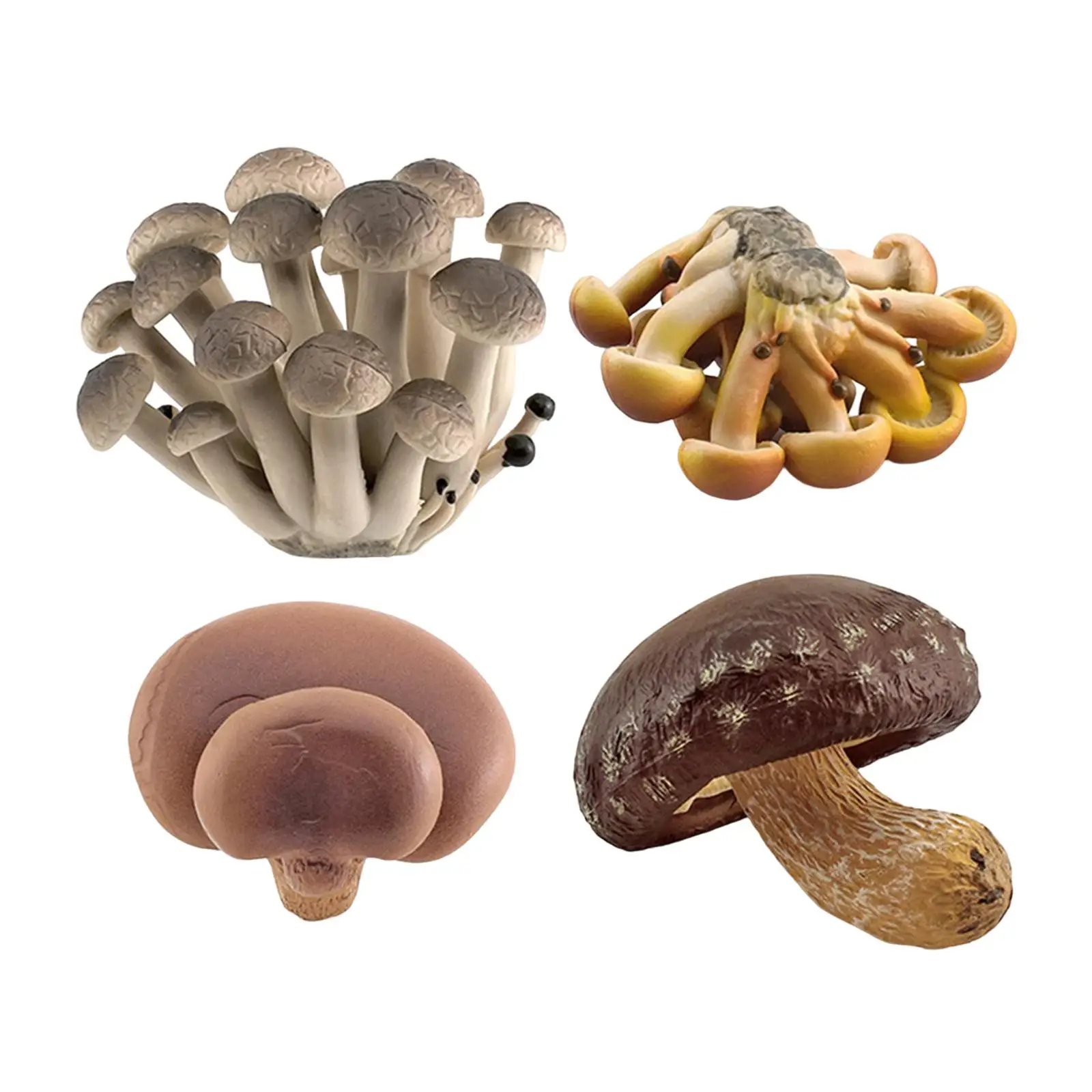 

4x имитация грибной модели, украшения для детского сада, DIY проекты, коричневый