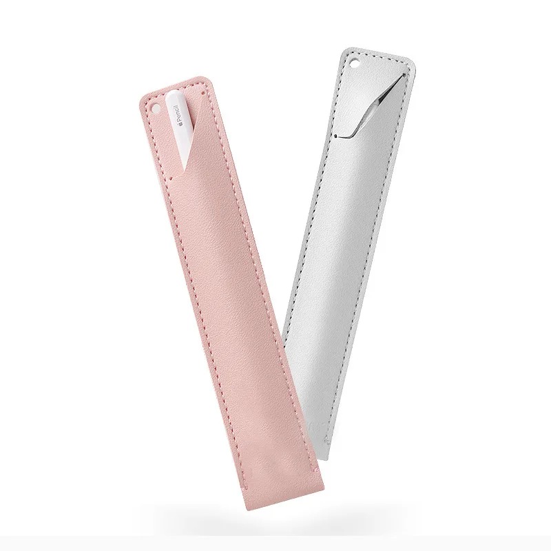 Stylus Pen Cover For IPad Apple Pencil Case Holder Anti-scroll Soft PU Leather Pouch Cap Cover Tablet Touch Pen Protective Case