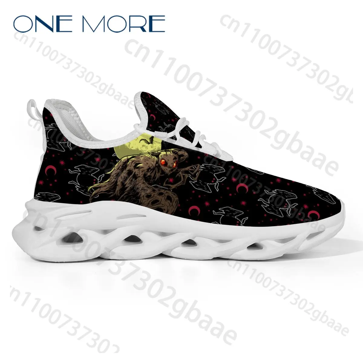 New Hot Mothman Youth Kids Board Shoes Cool Print Boys Girls Simple Fashion Sneakers Men's Woman Universal Shoes Size 33-45