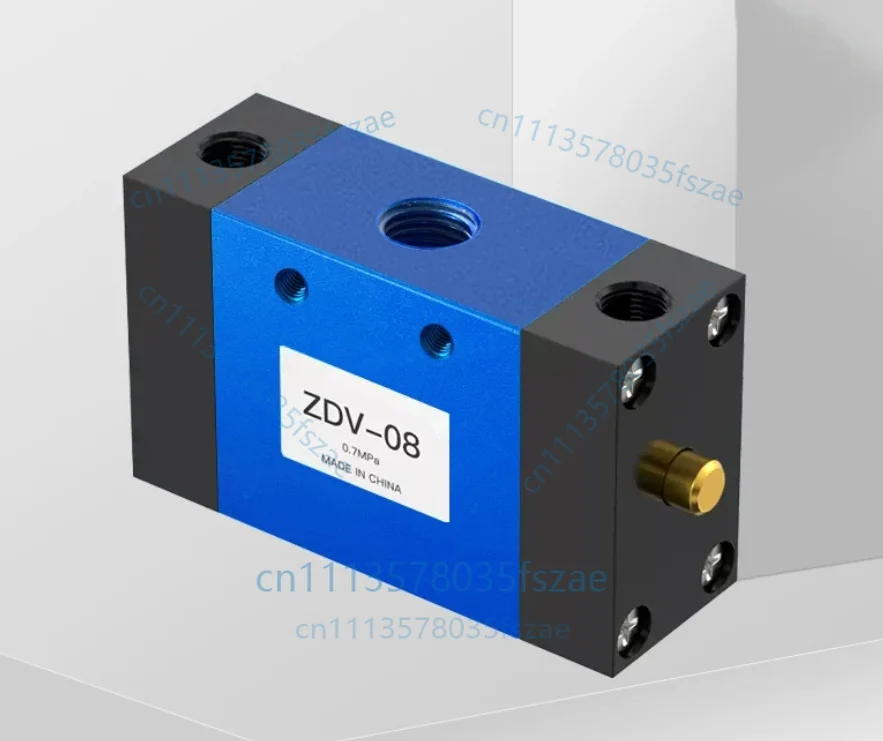 pneumatic cylinder automatic reciprocating valve controller reversing two-slot five-way switch speed regulating valve bdv-08