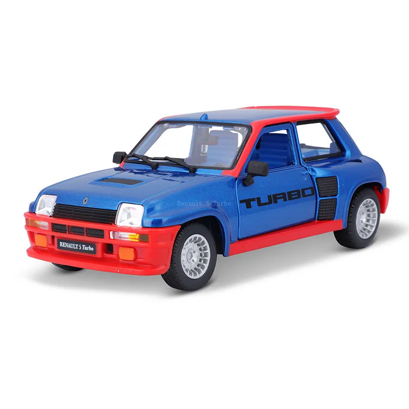 Bburago 1:24 Renault 5 Turbo Megane Benz 300SL Ford Alloy Luxury Vehicle Diecast Car Model Toy Collection Gift Birthday Present
