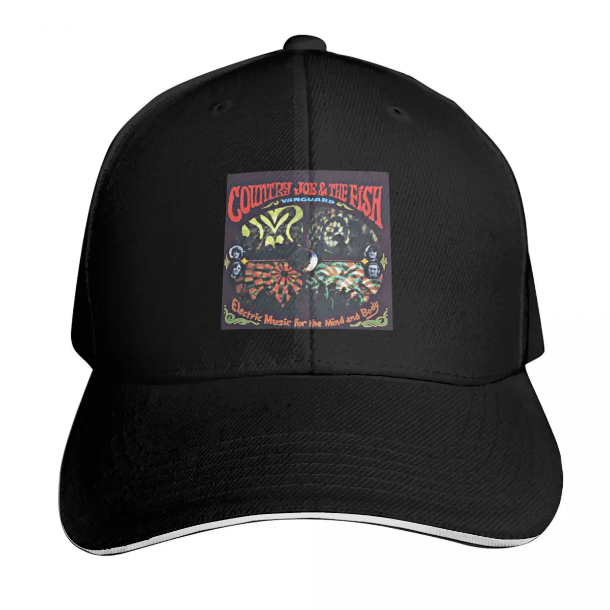 

Country Joe & the Fish Baseball Cap fun hats Hat Beach Uv Protection Solar Hat Vintage Designer Man Women's
