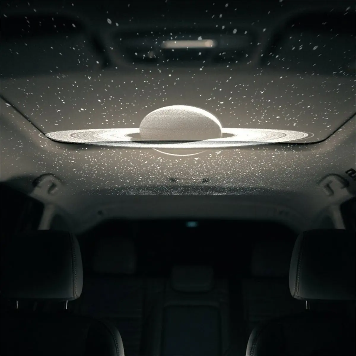 useful USB Car Ambient Light Atmosphere Large Range Projection Romantic Atmosphere Adjustable Focus Distance A