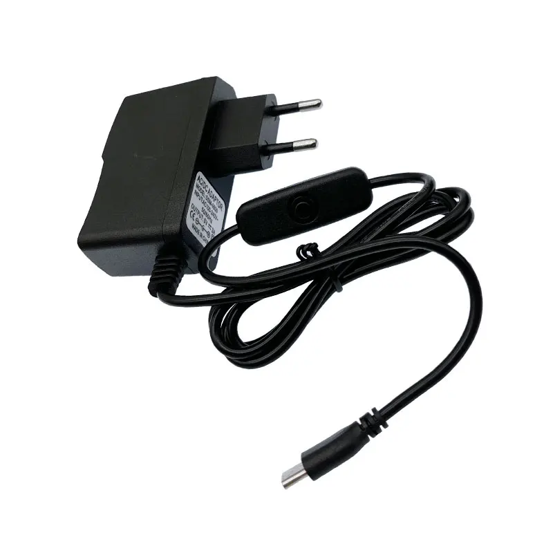 5 V 3 A Netzteil Schalter Taste Netzteil Ladegerät Typ-C USB Port 5 V Volt für Raspberry Pi 4 Modell B 4B