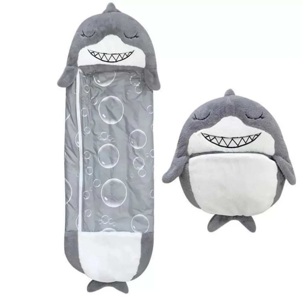 VIKAMA Cartoon Children's Sleeping Bag Children's Animal Snuggle Sleeping Bag Folding Anti-Kick Quilt Children's Sleeping Bag