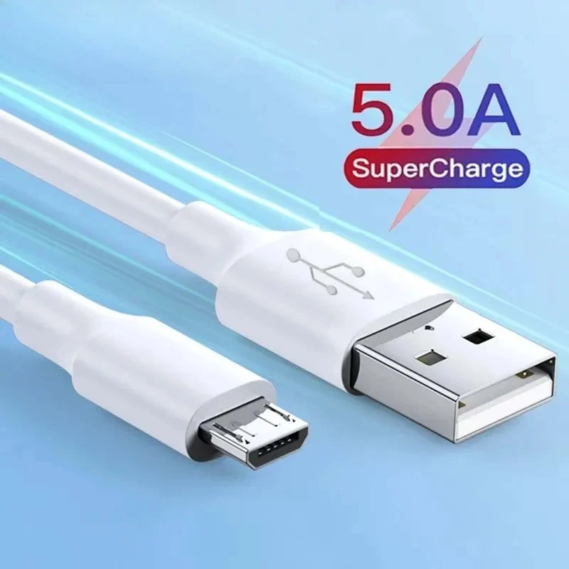 Micro USB Cable 5A Fast Charging Wire Mobile Phone Micro USB Cable For Xiaomi Samsung Andriod USB Type C 7A 10A Data Cable Cord