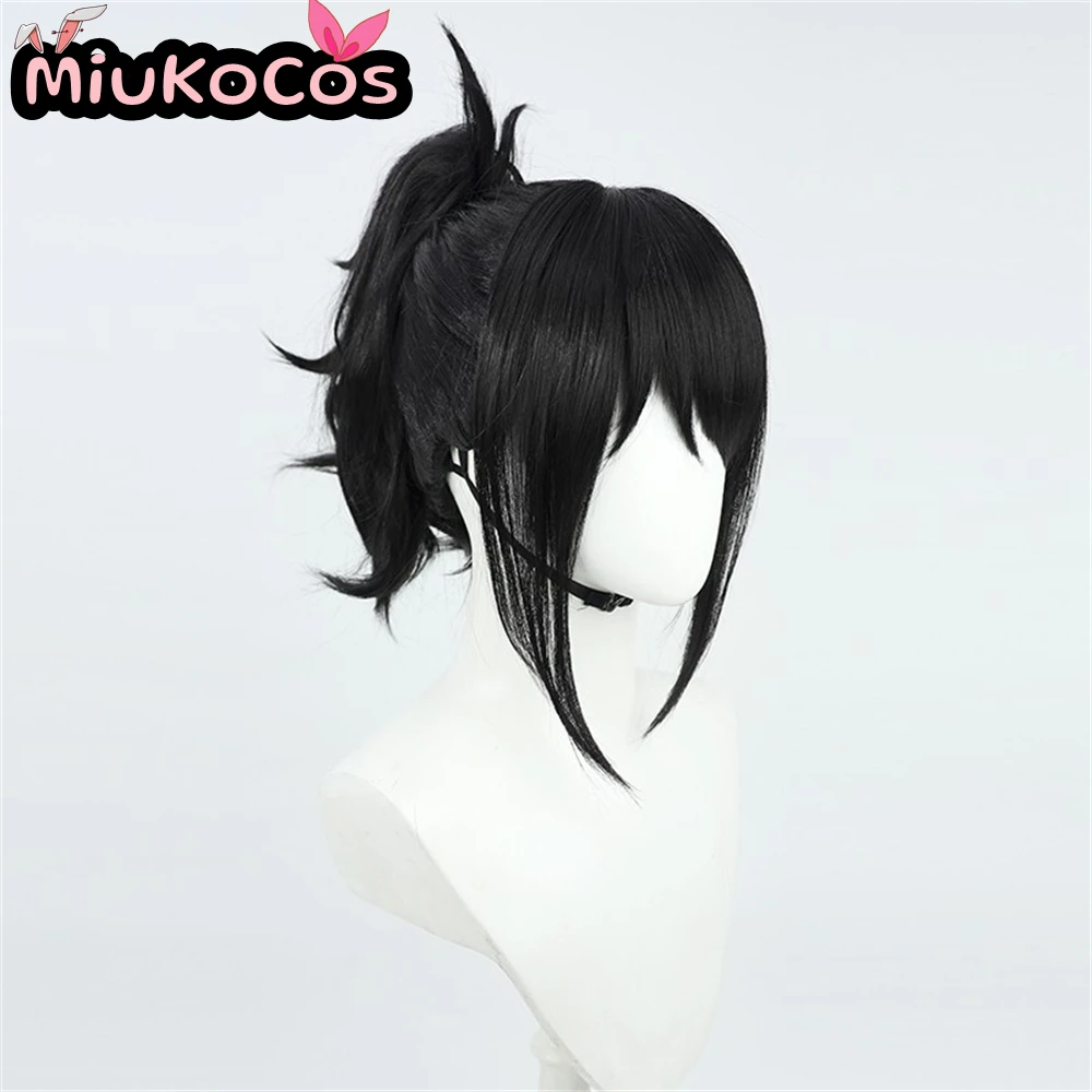 متوفر في المخزون ميتشيكو تندو شعر مستعار تأثيري MiukoCosplay أنيمي بالمنشار رجل تأثيري #3