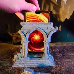 New Product Explosion Creative Time and Space Portal Resin Statue Destroyed Arch Home Office Desktop Decoration Handicrafts