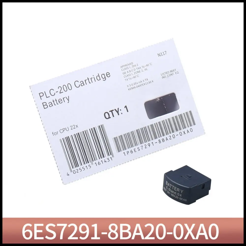 Bateria apropriada 6es7291-8ba20-0xa0 do cnc S7-200 para o cartão 6es7 291-8ba20-0xa0 da bateria do cartucho do plc cpu224xp de siemens