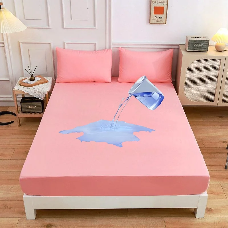 Kuup Safe waterdichte matrasbeschermer Zacht comfortabel ademend effen kleur voorzien van beddengoedovertrek Geen kussenslopen inbegrepen