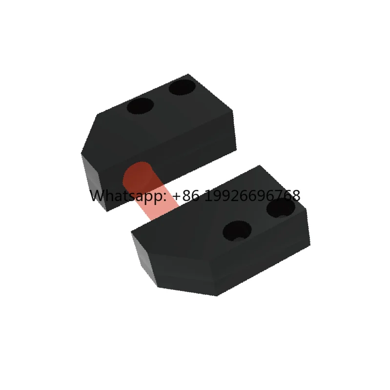 Side-view Mounting Holes Optical Fiber Focusing Lens Through Beam Lens Optic Fiber Sensor Focusing Lens Replacing For F-5