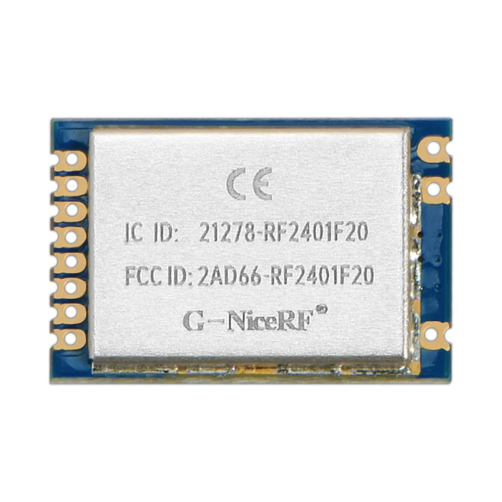 10pcs RF2401F20 2.4G High Integrated RF Module With Nordic's RF Chip nRF24L01+ For Free Shipping