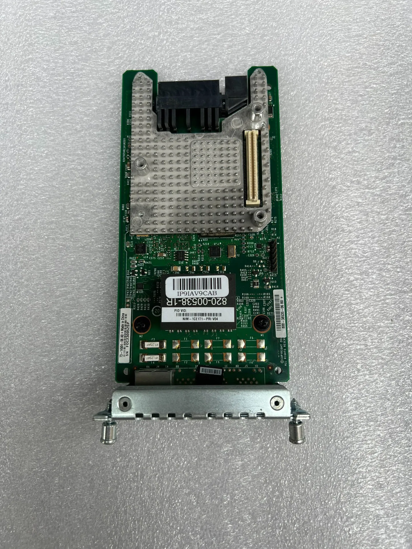 

NIM-1CE1T1-PRI Router module interface card NIM-1CE1T1-PRI