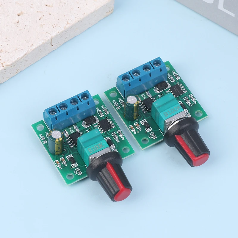 DC 1.8V 3V 5V 6V 12V 2A 1803BK PWM Motor Speed Controller Low Voltage Motor Speed Regulator Switch PWM Adjustable Drive Module