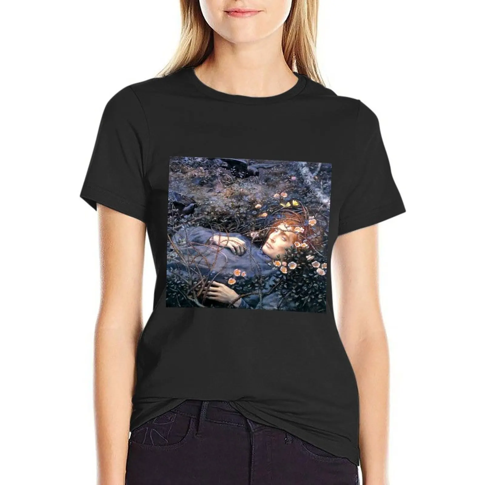 Oh, What's That in the Hollow' - Edward Robert Hughes T-Shirt cute clothes cute tops designer clothes Women luxury