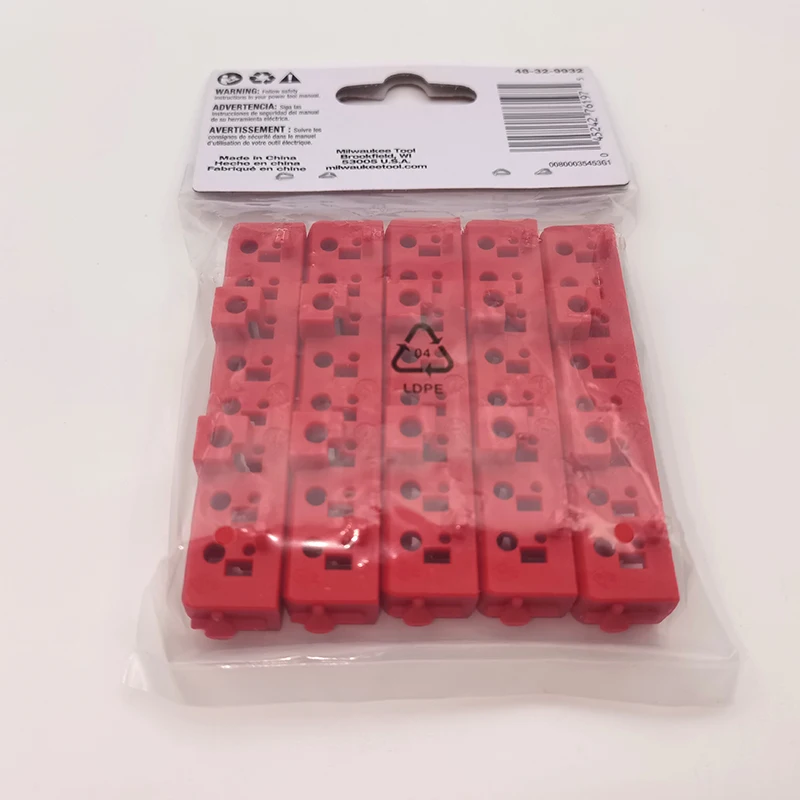 Milwaukee 48-32-9932 5PK Case Rows For 1in 1/4“ Hex Bits Compatible With Compact Cases Small-scale Support Holder