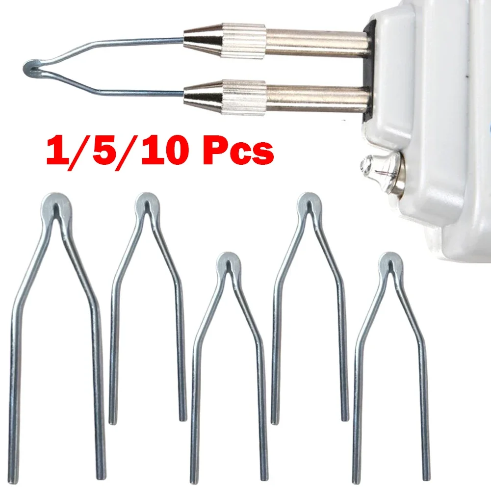 High Quality Iron Tips Soldering Replacement Tools V Shape 10/5/1 Pcs 15mm Kit Metal Set Stability 1.5mm Welding Accessories