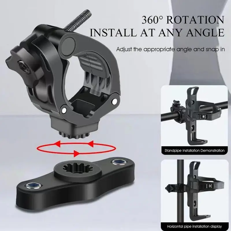 Porte-gobelet rotatif pour vélos, porte-bouteille d'eau détachable, Cage réglable, accessoires de cyclisme pour enfants et adultes