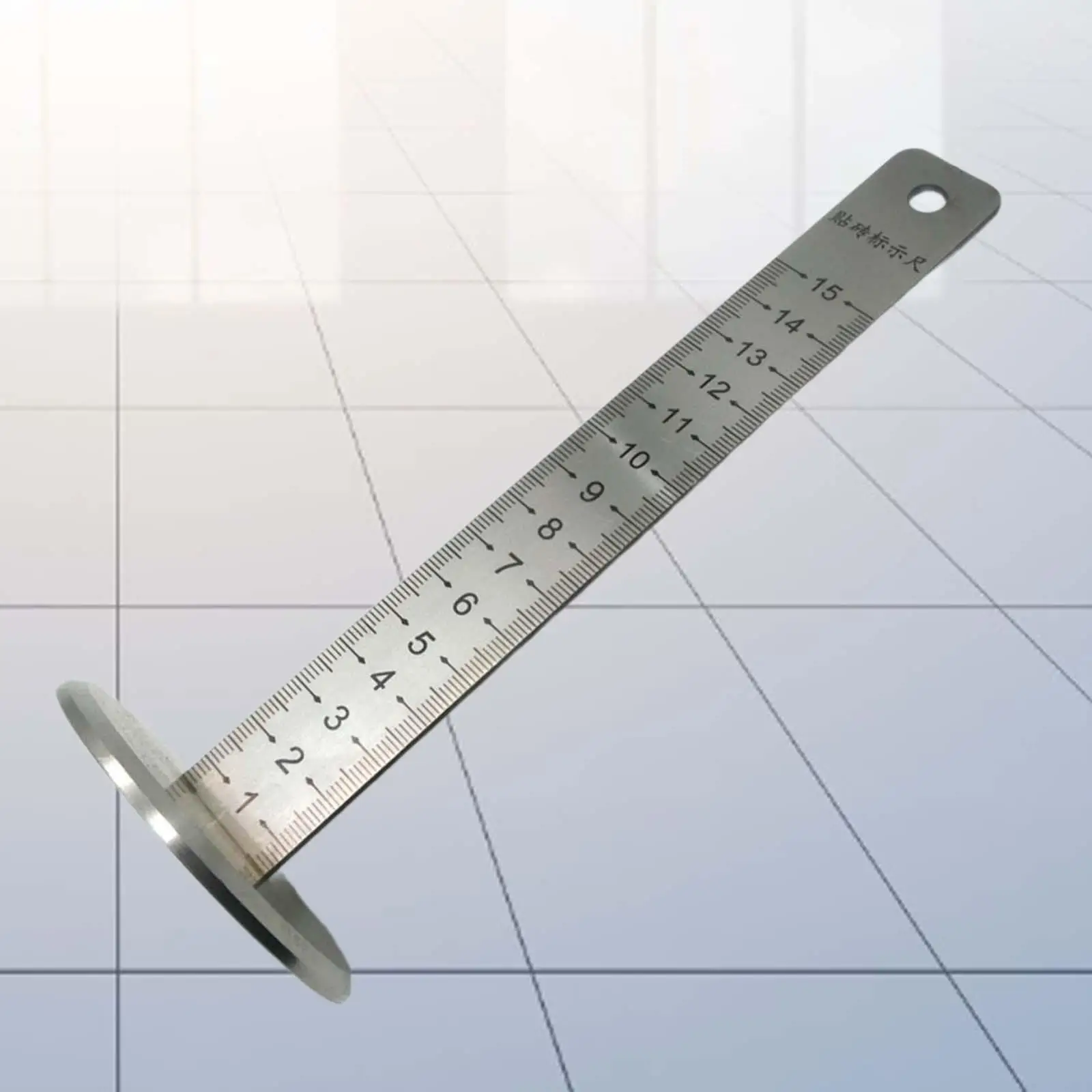 

Floor Tile Height Ruler Stable Base Stainless Steel Ceramic Tile Leveling Tool Ceiling Leveling Special Ruler Woodworking