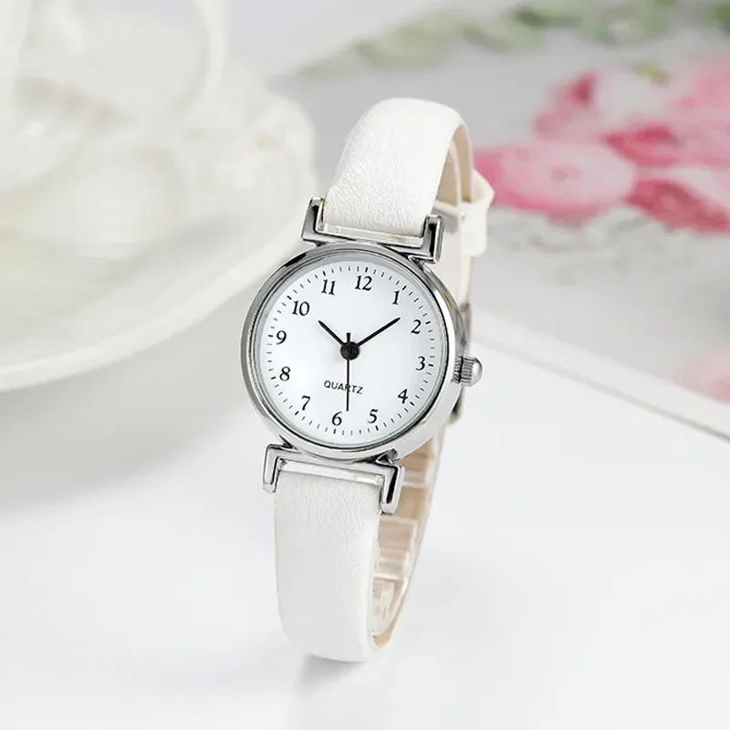 Relojes de cuarzo de marca Para Mujer, alta calidad, moda de lujo, esfera pequeña, reloj informal, reloj de pulsera de cuero, Relojes Para Mujer