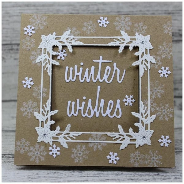 Metal cutting dies Christmas leaf background cut die mold card Scrapbook paper craft knife mould blade punch stencils
