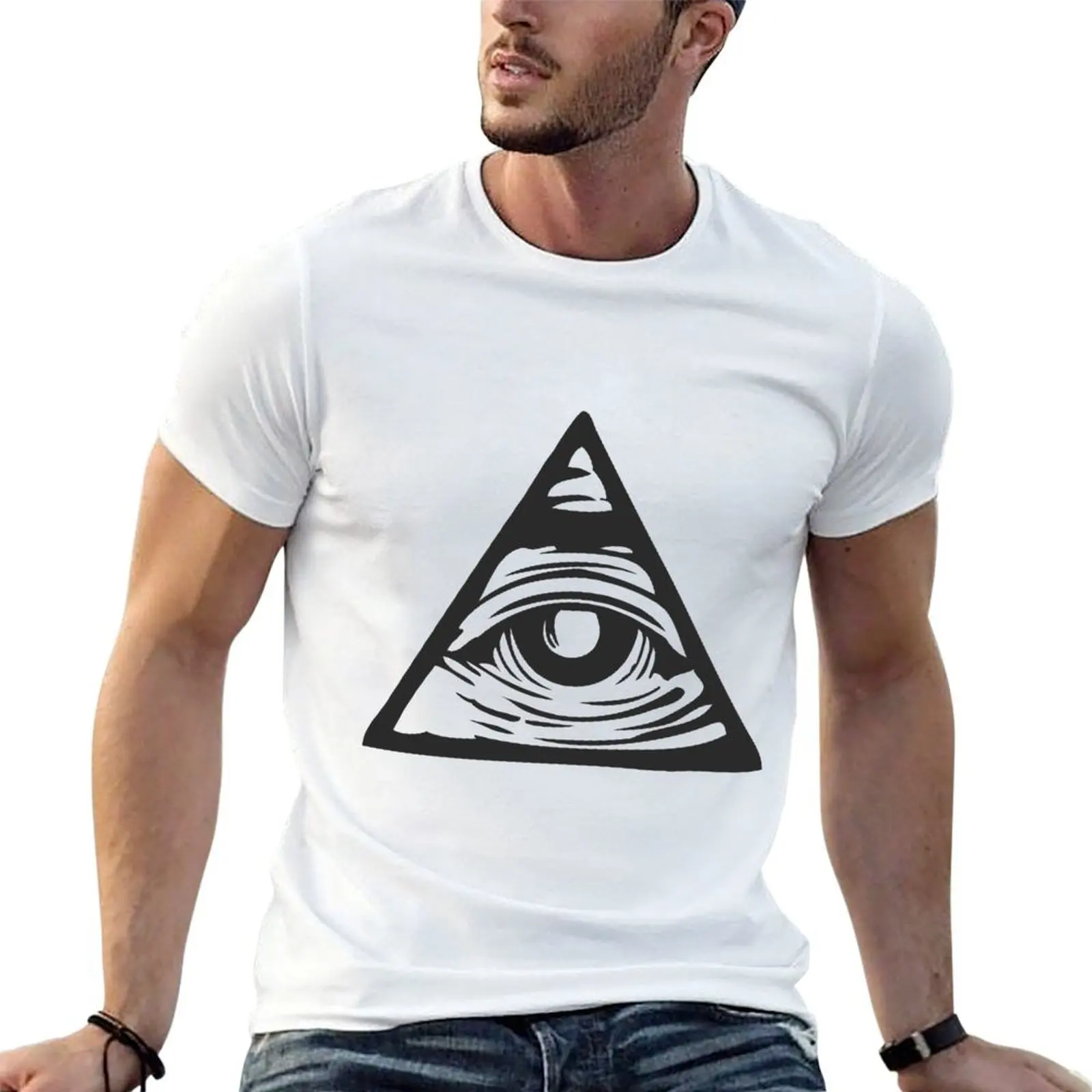

Illuminati eye T-Shirt man t shirt summer cotton t shirt man T-Shirt