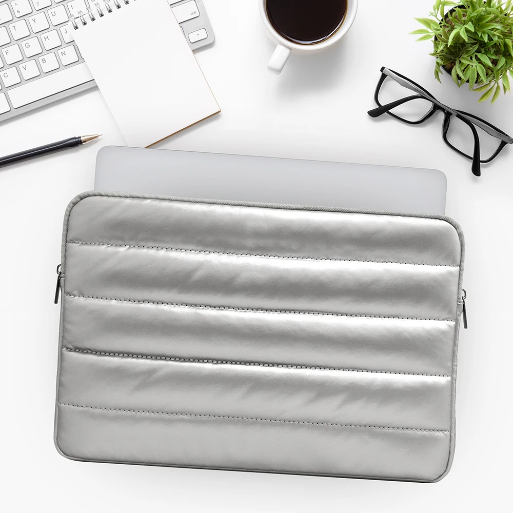 حافظة كمبيوتر محمول منتفخة واقية لجهاز MacBook Air Pro، Dell، HP، ASUS، 11 بوصة iPad Tablet Bag Pouch Cover