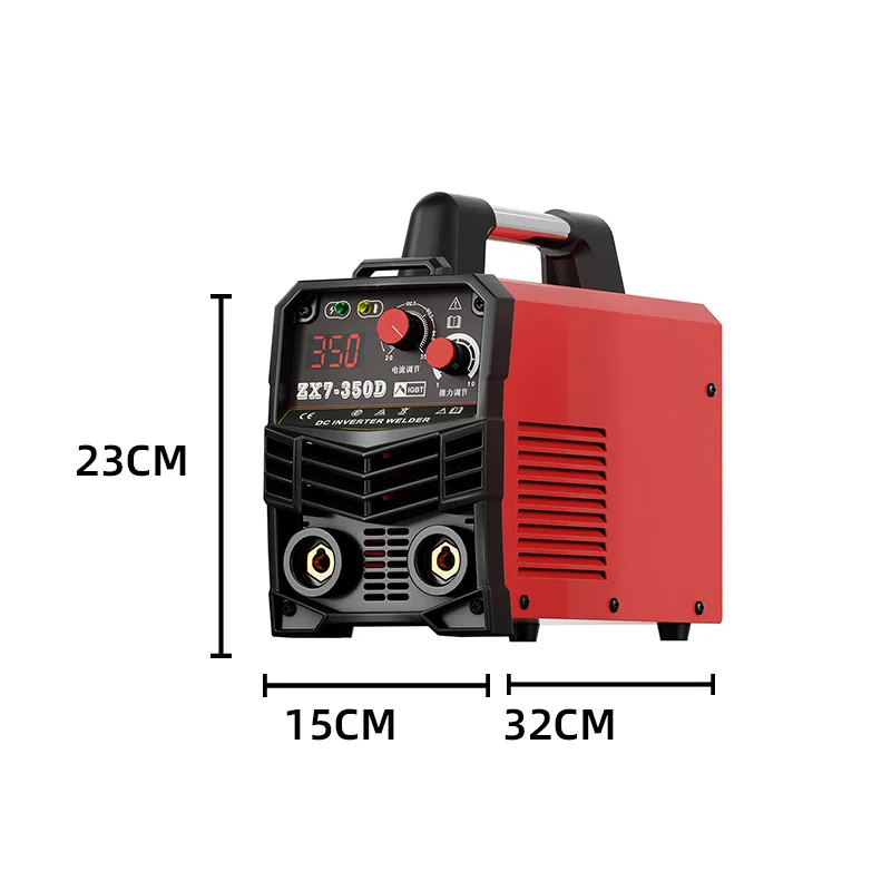 220V高出力溶接機ZX7-350D赤色家庭用産業用溶接機