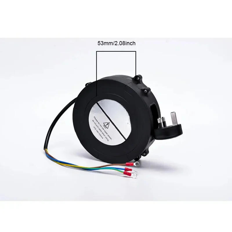 3Pin 1-5MetersDrum Cord Reel Retractable With Customized Plug