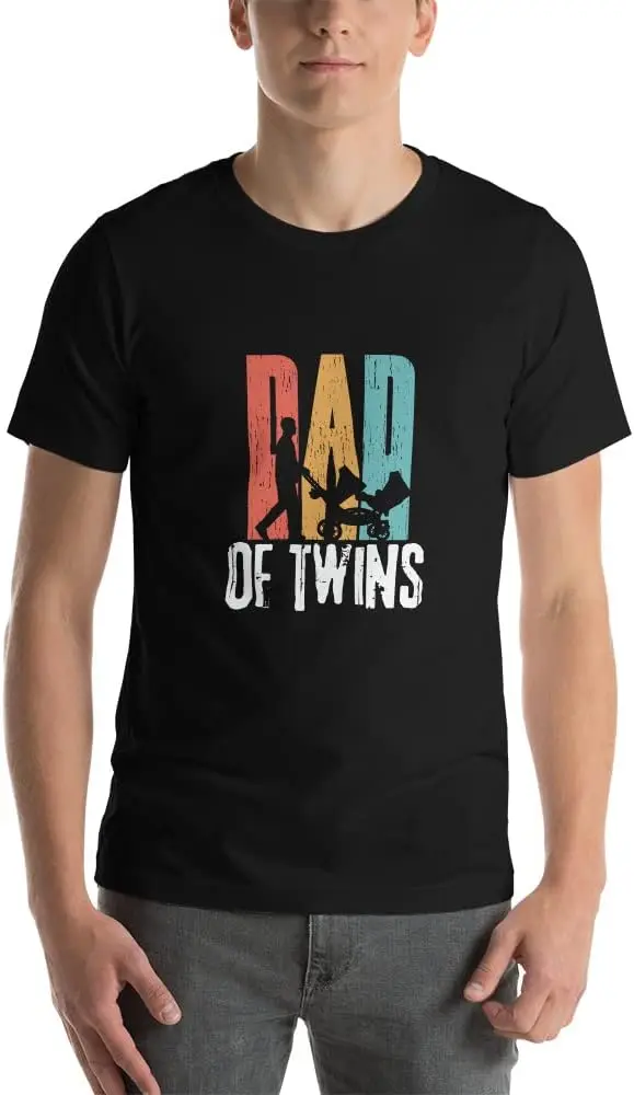 Dad of Twins T-Shirt | T-Shirt for Father's Day or Dad's Birthday