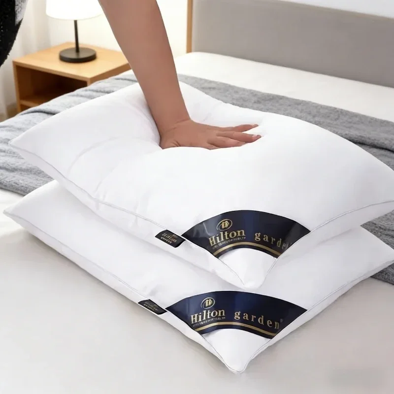 2pcs Cervical Protection Pillow Core Washable Household Dormitory Pillow Inserts Men Women Daily Comfortable Bedding Supplies