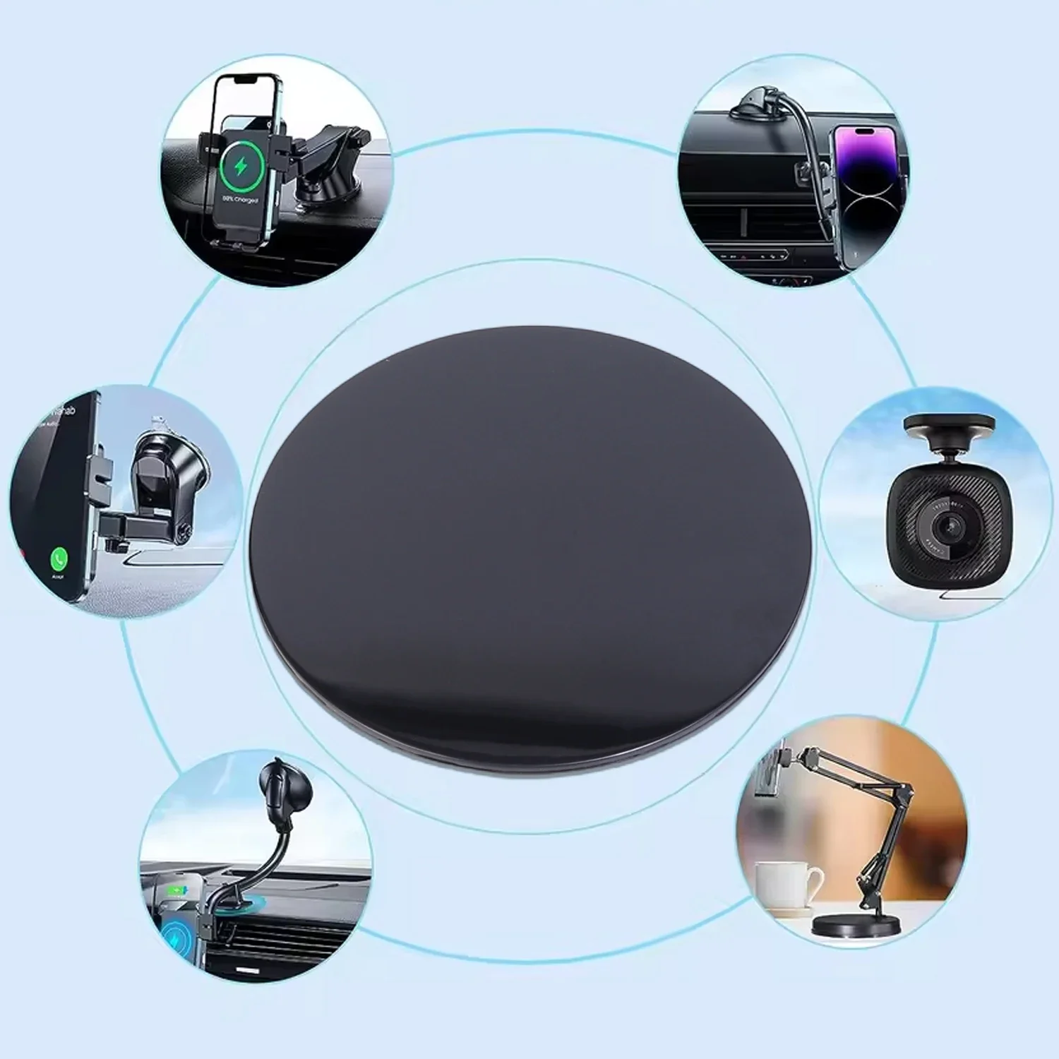 Universal Selbstklebende Aufkleber Auto Saugnapf Halter Dashboard Mount Basis Pad Für Navigation GPS Halterungen Hilfs Aufkleber