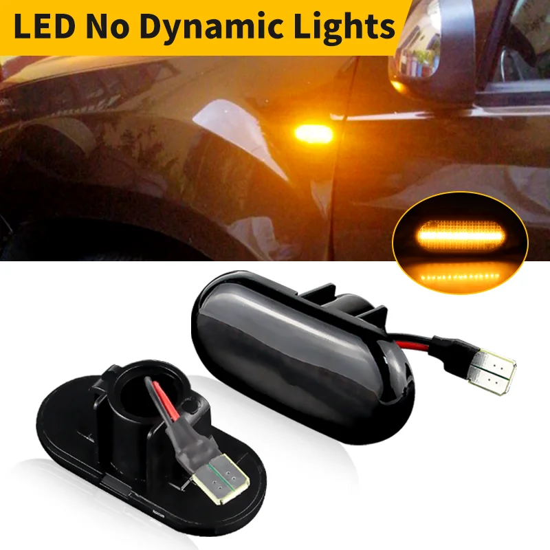 2 Stuks Voor Renault Clio KANGOO MEGANE ESPACE TWINGO MASTER 12V Led Dynamische Zijmarkeringslichten Richtingaanwijzer voor Nissan Opel Smart