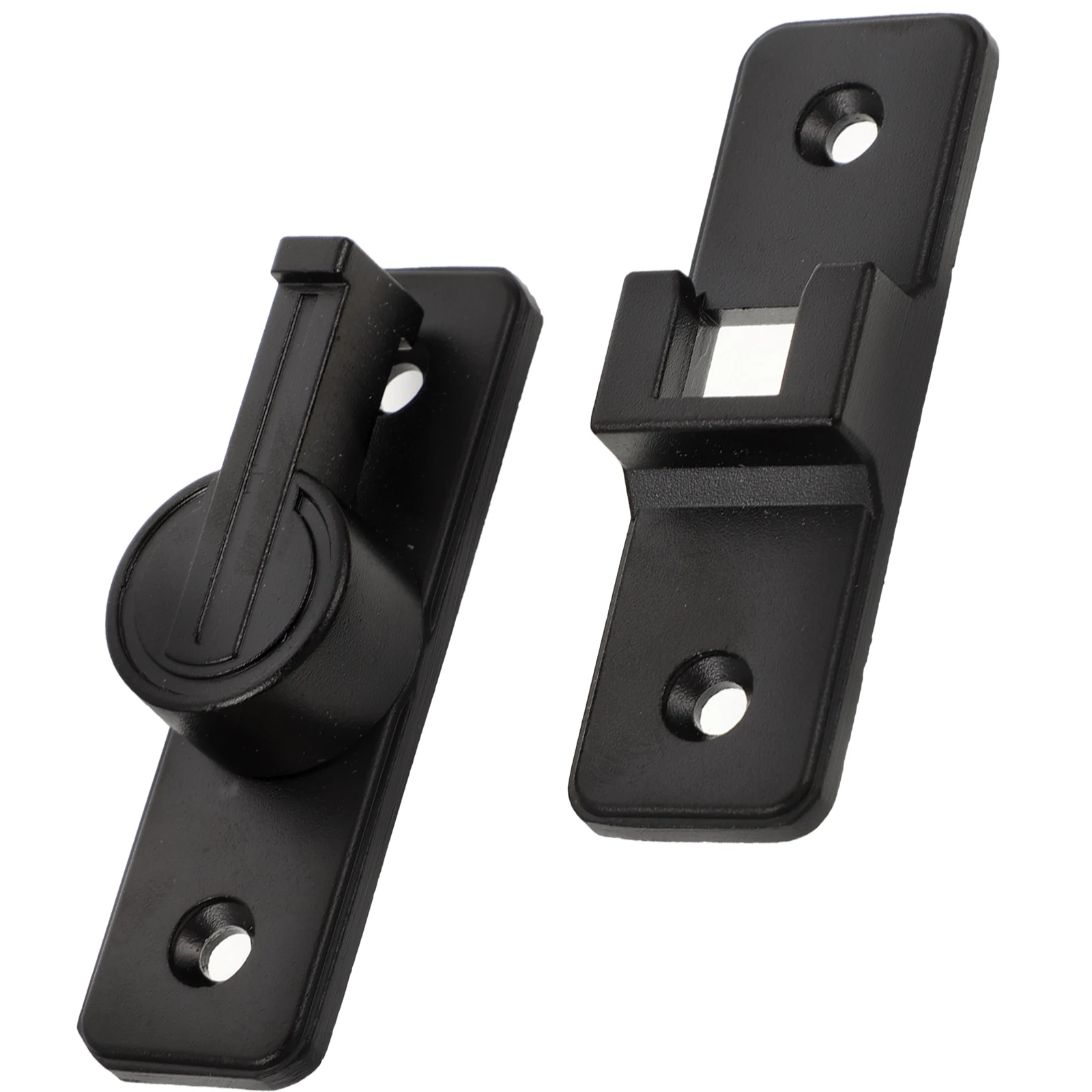 

Barn Lock Bathroom Stainless Steel Bar 90 Degree Rotatable Latch Left Right Side Mounting Security Latch Gate Garage Shed Door