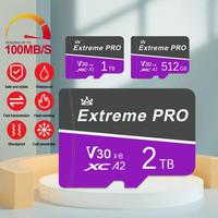 Ultra 256GB Mini SD Card 128GB Memory Card 1TB 2TB SD/TF Flash Card 512GB Micro V10 Sd For Phone Extreme Pro Drone Steam Deck