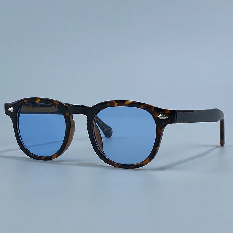 2026 Modische Vintage Quadratische Sonnenbrille für Herren – Klassische Kleine Runde Rahmen-Sonnenbrille mit Nieten – Luxuriöse Designer-Sonnenbrille mit Farbwechsel-Funktion – Detail 14