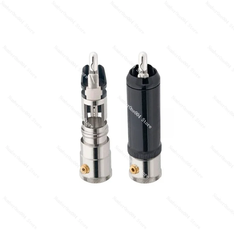 

German Original 0152Ag 0152 Pure Silver Version HiFi Audiophile RCA Signal Cable Lotus Plug