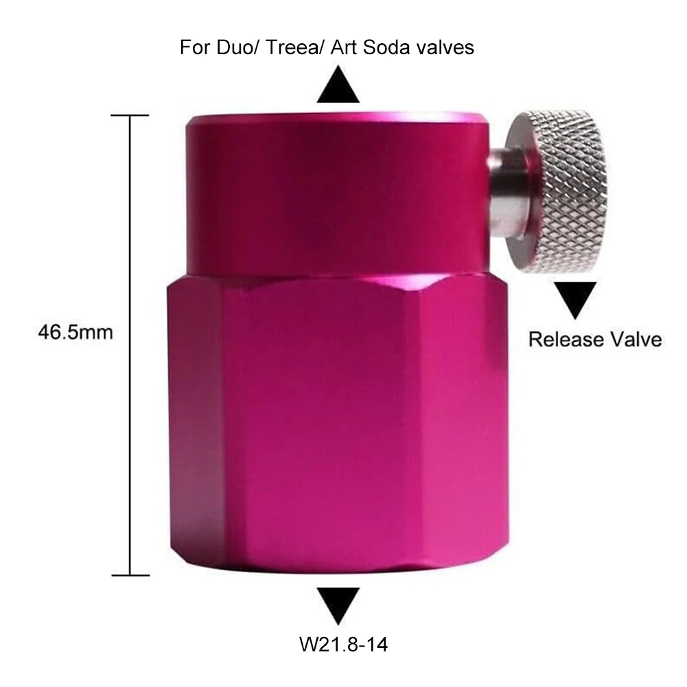 

Адаптер для заправки CO2, быстроразъемный адаптер для баллона с газировкой CGA320 к W21.8-14, регулятор домашней бочки для пива, герметичный для домашнего пивоварения