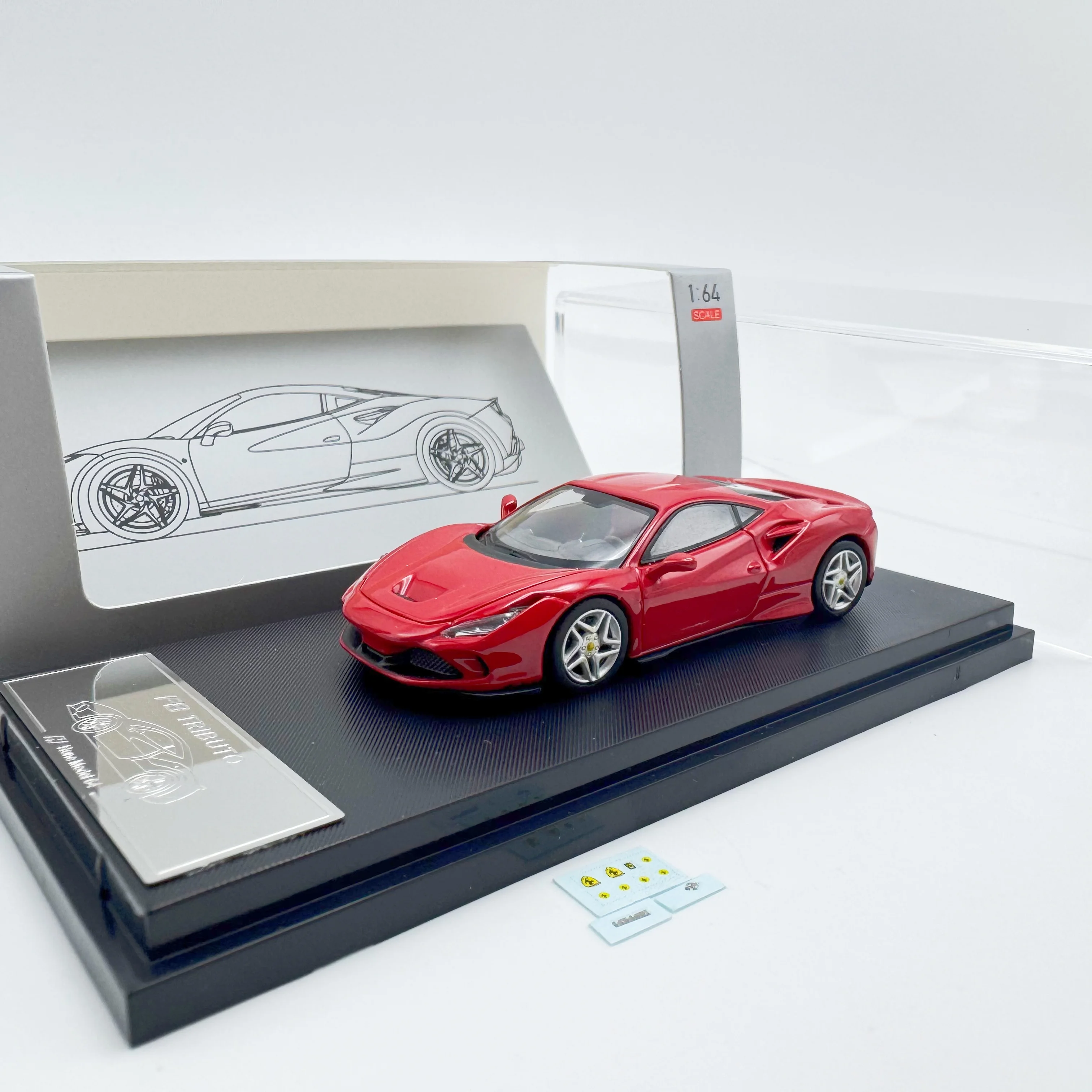 Hone Model HM 1:64 F8 Tributo Diecast Alloy Car Model