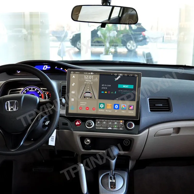 

13,3-дюймовый мультимедийный Android-магнитола с GPS-навигацией для Honda Civic 2006-2011 годов выпуска