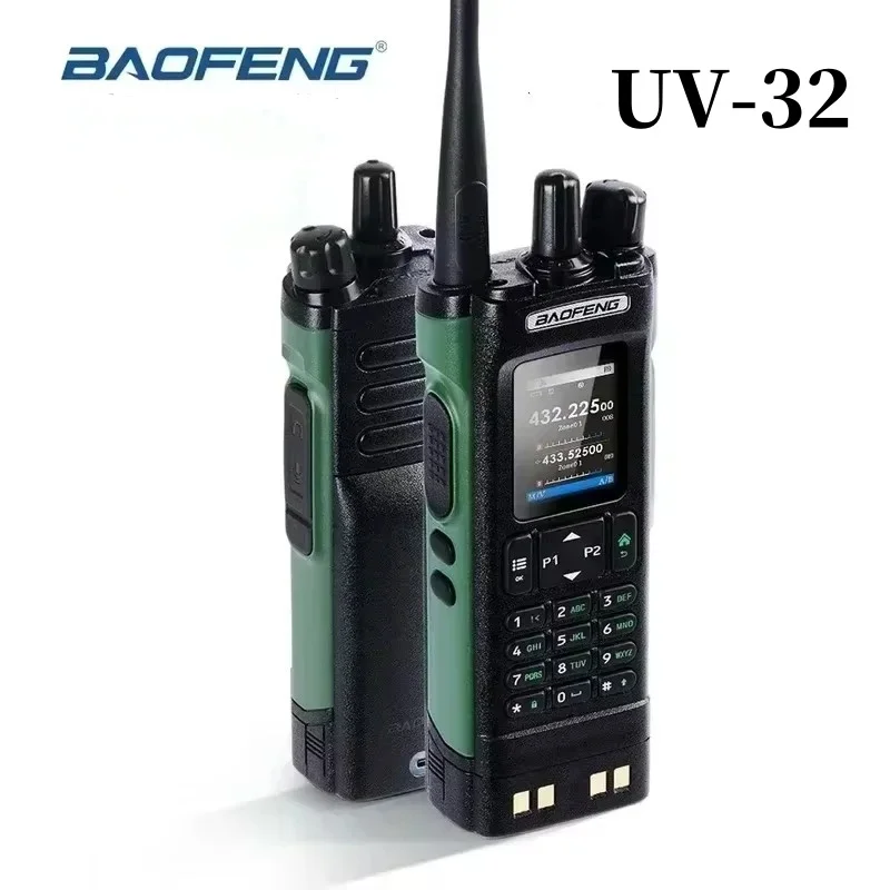 baofeng-uv-32-multi-band-10w-gps-bluetooth-app-program-fm-air-band-walkie-talkie-20”-hd-display-2200mah-usb-c-charging-battery