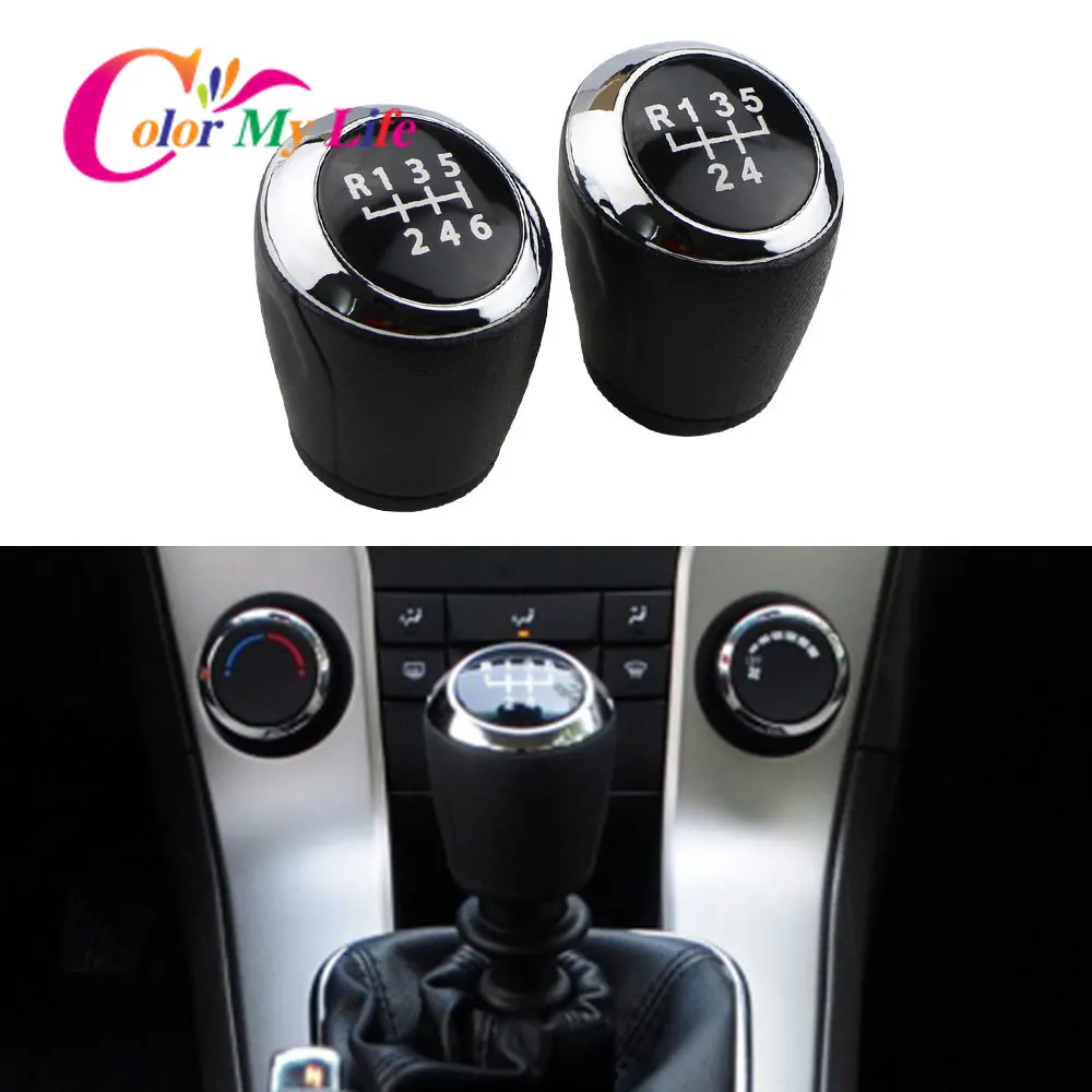 5 6 Speed MT Car Parts Gear Head Shift Knob Fit for Chevrolet Cruze 2008 2009 2010 2011 2012 2013 2014 2015 Accessories