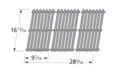 

16 13/16 x 28 5/16, Charbroil, Outdoor Gourmet Cooking Grates