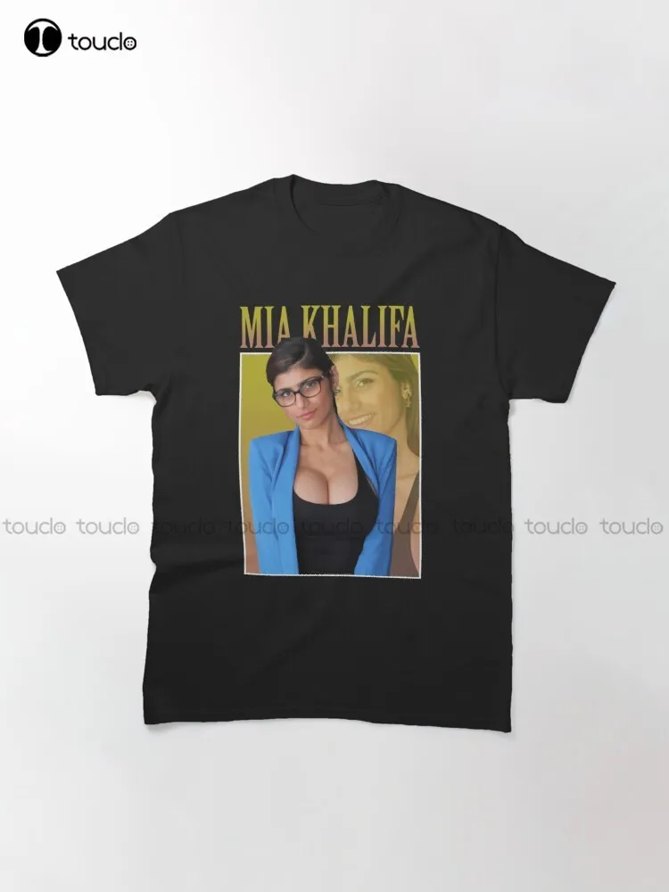 Kado Ulang Tahun Mia Khalifa Idol ของขวัญ Fot You Classic เสื้อยืดสีแดงเสื้อ Aldult วัยรุ่น Unisex ดิจิตอลเสื้อเชิ้ตพิมพ์ลายใหม่