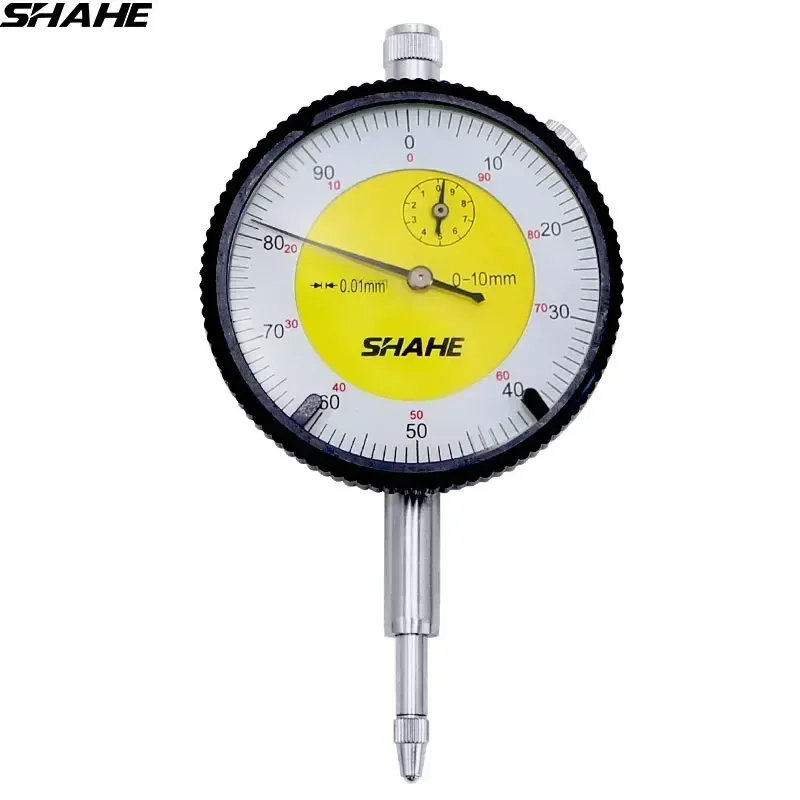 SHAHE 0-10 mm Precision Tool 0.01 mm Dial Indicator Gauge Measurement Instrument Dial Gauge Indicator